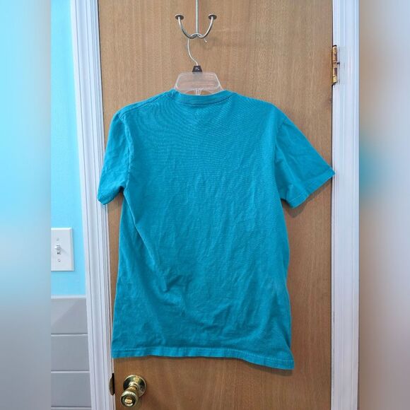 Quiksilver Blue Short Sleeve Tee Mens M - Picture 2 of 3